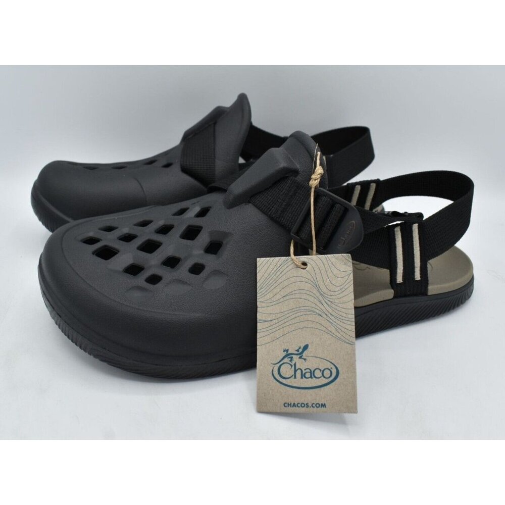 Chaco‎ Mens Size 13 Chillos Black Clogs Shoes